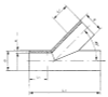 Fittings - Tees-Wyes-Crosses - 700649292 - Georg Fischer Piping Systems Ltd