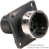 Circular Connector Receptacle, Size 12, 8 Position, Panel; Product Range Itt Cannon - 93F9003 - Newark, An Avnet Company