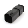 Amphenol Sine Systems AT04-6P-SR02BLK AT Connector Receptacle, Strain Relief with End Cap -- 38166