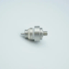 SMA Coaxial Feedthrough, 1 Pin, Floating Shield, 0.807″ Dia SS Weld Adapter, Without Air-side Connector - A1980-2-W - MPF Products, INC.