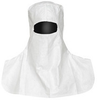 Dupont Safespec IC666B Non-Sterile White Medium Tyvek Cleanroom Hood - Eyes Only Face Opening - ISO Class 4 Rating - Snaps on Back Fitting - IC666BWHMD01000C - IC666BWHMD01000C - R. S. Hughes Company, Inc.