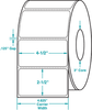 General Use Label w/ Perf - 620921 - Western Numerical Control