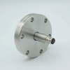 BNC-Microdot Crystal Sensor Feedthrough, 1 Pin, Grounded Shield, 2.75″ Conflat Flange - A2750-1-CF - MPF Products, INC.