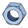 Hex Nut - Non Metric -- HHXN025 EG - Image