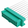 3+3 Pos. Female DIL 26 AWG Cable Assembly, 300mm, single-end, for Latches - G125-FC10605L0-0300L - Harwin Plc