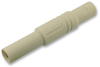 Safety Plug, 4Mm, White , Mal; Gender Hirschmann Test And Measurement - 20T9372 - Newark, An Avnet Company