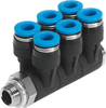 Multiple distributor -- QSLV6-G1/4-8