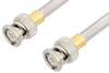 BNC Male to BNC Male Cable 24 Inch Length Using PE-SR401AL Coax - PE34175-24 - Pasternack