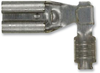 Quick Disconnect Terminal, Female Flag Disconnect, Faston 110 Series, 0.11