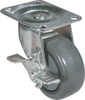 3 in. Precision Bearing Swivel Caster with Brake -- 8074205 - Image