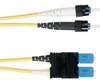 Single-Mode, 8.3-Micron Duplex Fiber Optic Cable, ST-SC, PVC, 1-m (3.2-ft.) - EFN5011-001M - Visual Sound, Inc.
