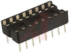 Socket, DIP;16Pins;Dual Leaf;Open;Solder Tail;0.31In.;Beryllium Copper;Gold (15) - 70042874 - Allied Electronics, Inc.