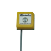 GPS/GLONASS L1+L2 Active Patch Antenna With 1.13MM CABLE (L-10CM) + UFL (12*12*4mm) -- ET-GPL12-5L10C-U12