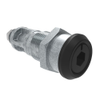 Quarter-Turn Cam Latch, 8mm Hex Recess, Without Cam, Sealed, Zinc Alloy, Powder Coat, Black - E5-6A-015-UU4 - Southco