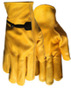 Red Steer 1504 Yellow Small Grain Cowhide Leather Driver's Gloves - Keystone Thumb - Uncoated - 046065-14041 - 046065-14041 - R. S. Hughes Company, Inc.