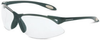 North A900 Polycarbonate Standard Safety Glasses Clear Lens - Black Frame - Wrap Around Frame - 040025-000531 - 040025-000531 - R. S. Hughes Company, Inc.