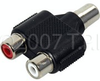 RCA Female-Female-Female T Adapter - PF-T - Visual Sound, Inc.