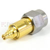 2.92mm Male (Plug) to Mini SMP Female (Jack) Adapter, Gold Plated Beryllium Copper Body, 1.4 VSWR - SM8923 - Fairview Microwave Inc.