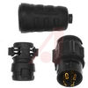 IN-LINE CONNECTOR, FEMALE, WEATHERTIGHT, #20 CONTACTS, 4 PIN - 70214381 - Allied Electronics, Inc.