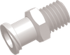 Female Thread to Luer Straight Connector -- AP16FTFLT2528N