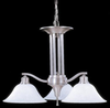 9313BS/PN Mid. Chandeliers-Glass Down - 796321 - Capital Lighting, Inc.