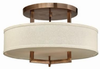3201BR Semi-Flush Mts.-Drum Shade - 405127 - Capital Lighting, Inc.