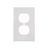 1-Gang Duplex Wall Plates, Metal Standard Size Glossy Finish - 21SFS - Suzhou Ele Mfg Co., Ltd.