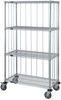 3 Sided Cart, 4 Wire Shelves; Height Quantum Storage - 42AC5160 - Newark, An Avnet Company