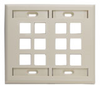 QuickPort Wallplates - 42080-12I - Leviton Manufacturing