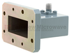 WR-137 to SMA Female Waveguide to Coax Adapter CMR-137 with 5.85 GHz to 8.2 GHz C Band in Aluminum, Paint -- FMWCA1048 - Image