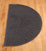 Waterhog&acirc;&cent; Entrance Mats - Half Oval 2.3' x 4' - Black - FTG5BK - Cleaner's Supply, Inc.
