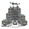 Triple-deck terminal block - Ground terminal block - Through terminal block - 2202-3247 - WAGO