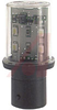 Lamp;BULB, PROTECTED LED, BA 15D BASE, 24 VAC/DC, FLASHING, WHITE -- 70007099