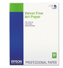 Velvet Fine Art Paper - 17in x 22in -- S042097