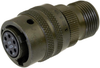 Circular Connector Receptacle, Size 10, 6 Position, Cable; Product Range Amphenol Industrial - 93F9344 - Newark, An Avnet Company