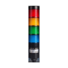 Stackable Tower Lighting, Beacons, and Components - PTE-SC-4FF-RYGB-B - Quarktwin Technology Ltd.