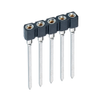 5 Pos. Female SIL Vertical Wire Wrap IC Strip - D01-9950542 - Harwin Plc