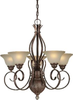 2536-05-27 Mid. Chandeliers-Glass Up - 413603 - Capital Lighting, Inc.