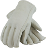 PIP 77-298 White Small Grain Cowhide Leather Driver's Gloves - Keystone Thumb - Uncoated - 9.4 in Length - 616314-09488 - 616314-09488 - R. S. Hughes Company, Inc.