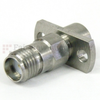 Precision SMA Female (Jack) to SMP Male (plug) Full Detent 2 Hole Flange Adapter, High Temp, 1.2 VSWR -- SM8834 - Image
