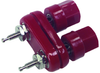 Double Binding Post, #6-32, Stud, Red; Product Range Multicomp - 79K4882 - Newark, An Avnet Company