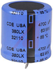 Capacitor, Al Electrolytic;4700uF;Snap-In, High Cap.;Radial;+/-20%;Case K02;63V -- 70189419
