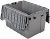 Container, Attached Lid Container 12 gal,Gray -- 39120 - Image