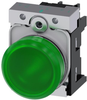 Pilot Light, 22Mm, Green, 230Vac; Led Colour Siemens - 06AC6941 - Newark, An Avnet Company