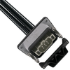 Pre-wired Male Rectangular Receptacles, 6 Pole, Single Latch, 16 awg, 2M - IRCL-06NM-160-020 - Mencom Corporation