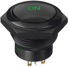 Pb Switch, Dpst, 0.2A, 12V, Grn, Panel; Product Range Apem - 62AC0697 - Newark, An Avnet Company