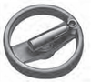 Plastic Two Spoked Handwheels with Revolving Fold-Away Handle by ELESA® -- 22621 - Image