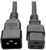 C19 to C20 Heavy-Duty Extension Cord - 15A, 250V, 14 AWG, 10 ft., Black -- P036-010-15A