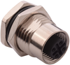 Sensor Connector, M12, Rcpt, 4Pos, Panel; Product Range Norcomp - 76Y0173 - Newark, An Avnet Company