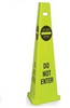 TriVu 3-Sided Safety Cone ( Case of 3 ) - TFS - Traffic Safety Warehouse